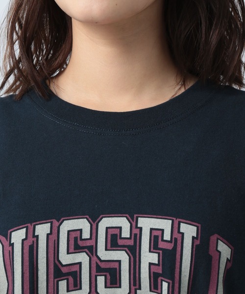 Russell Athletic(ラッセルアスレティック)の「【RUSSELL ATHLETIC 】別注ロゴワンピース(ワンピース・レディース・ネイビー/チャコール・FREE)」の12枚目の写真