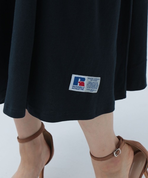 Russell Athletic(ラッセルアスレティック)の「【RUSSELL ATHLETIC 】別注ロゴワンピース(ワンピース・レディース・ネイビー/チャコール・FREE)」の15枚目の写真
