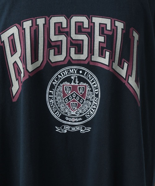 Russell Athletic(ラッセルアスレティック)の「【RUSSELL ATHLETIC 】別注ロゴワンピース(ワンピース・レディース・ネイビー/チャコール・FREE)」の18枚目の写真