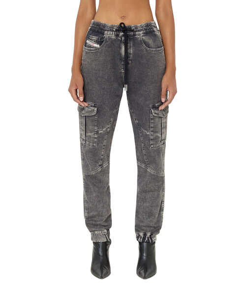 DIESEL(ディーゼル)の「FW22 レディース トラックデニム カーゴ ブラック(デニムパンツ・レディース・ブラック・25inch/27inch/23inch/31inch/29inch)」の8枚目の写真