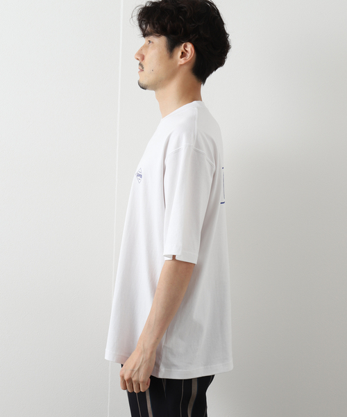 417 EDIFICE（フォーワンセブンエディフィス）の「【GO-PFOR / ゴー・ファー】別注 ロゴプリント Tシャツ（Tシャツ/カットソー・メンズ・ブラック/ホワイト・SMALL/MEDIUM/LARGE）」の5枚目の写真