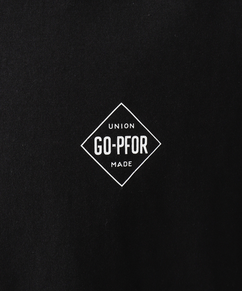 417 EDIFICE（フォーワンセブンエディフィス）の「【GO-PFOR / ゴー・ファー】別注 ロゴプリント Tシャツ（Tシャツ/カットソー・メンズ・ブラック/ホワイト・SMALL/MEDIUM/LARGE）」の11枚目の写真