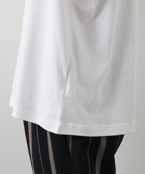 417 EDIFICE（フォーワンセブンエディフィス）の「【GO-PFOR / ゴー・ファー】別注 ロゴプリント Tシャツ（Tシャツ/カットソー・メンズ・ブラック/ホワイト・SMALL/MEDIUM/LARGE）」の16枚目の写真