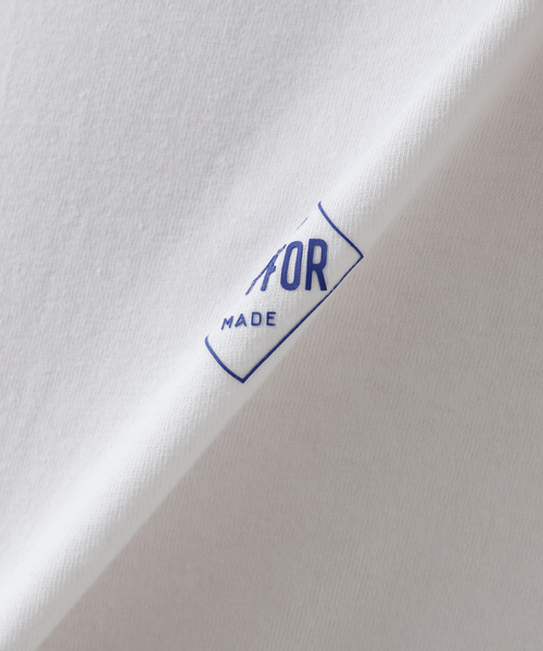 417 EDIFICE（フォーワンセブンエディフィス）の「【GO-PFOR / ゴー・ファー】別注 ロゴプリント Tシャツ（Tシャツ/カットソー・メンズ・ブラック/ホワイト・SMALL/MEDIUM/LARGE）」の19枚目の写真