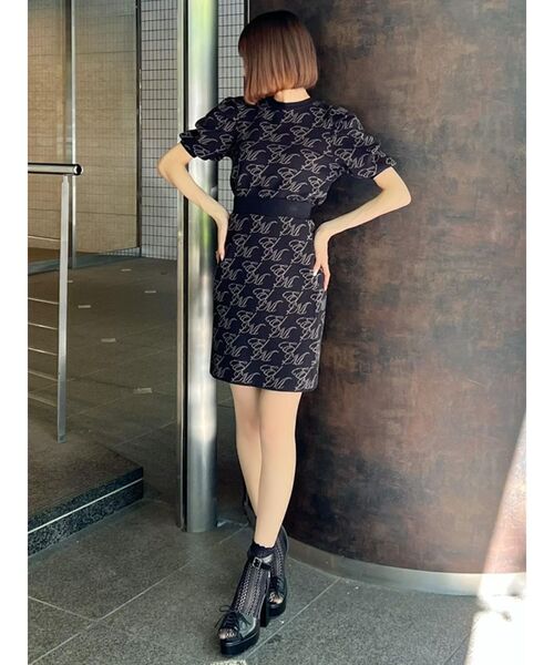 EATME ロゴニットトップス スカート セットアップ EMロゴニットTOP（セットアップ可能）[品番：MKSW0055709