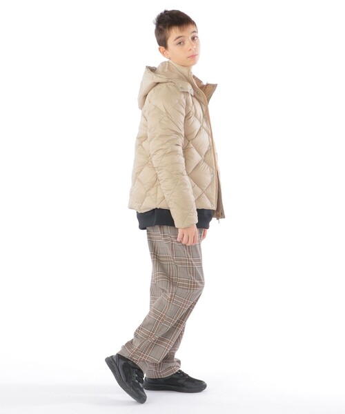 TAION（タイオン）の「【WEB限定/SHIPS KIDS別注】TAION:150～160cm / フーディー ダウン ジャケット（ダウンジャケット/コート・キッズ・ブラック/ベージュ/ピンク/オレンジ・150/M/160）」の11枚目の写真