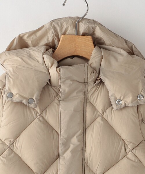 TAION（タイオン）の「【WEB限定/SHIPS KIDS別注】TAION:150～160cm / フーディー ダウン ジャケット（ダウンジャケット/コート・キッズ・ブラック/ベージュ/ピンク/オレンジ・150/M/160）」の17枚目の写真