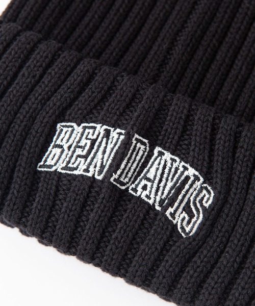 BEN DAVIS（ベンデイビス）の「【BEN DAVIS/ベンデイビス】カレッジロゴ　ニットキャップビーニー（ニットキャップ/ビーニー・メンズ・ブラック/ネイビー/グリーン/ダークグリーン/レッド/チャコールグレー・FREE）」の9枚目の写真