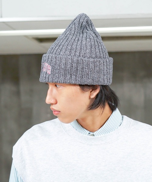 BEN DAVIS（ベンデイビス）の「【BEN DAVIS/ベンデイビス】カレッジロゴ　ニットキャップビーニー（ニットキャップ/ビーニー・メンズ・ブラック/ネイビー/グリーン/ダークグリーン/レッド/チャコールグレー・FREE）」の17枚目の写真