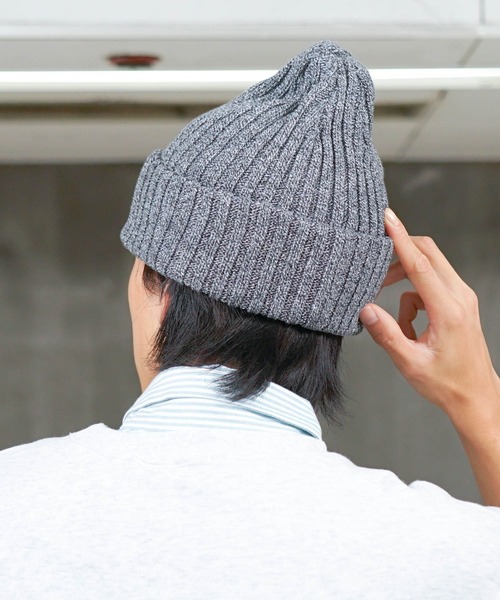 BEN DAVIS（ベンデイビス）の「【BEN DAVIS/ベンデイビス】カレッジロゴ　ニットキャップビーニー（ニットキャップ/ビーニー・メンズ・ブラック/ネイビー/グリーン/ダークグリーン/レッド/チャコールグレー・FREE）」の18枚目の写真