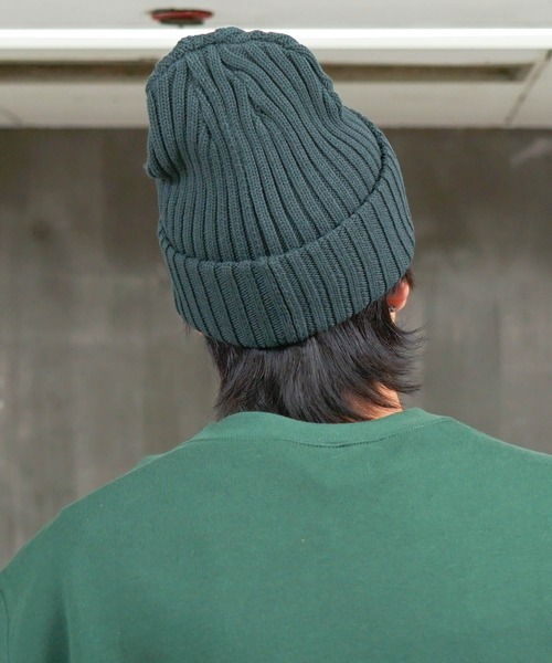 BEN DAVIS（ベンデイビス）の「【BEN DAVIS/ベンデイビス】カレッジロゴ　ニットキャップビーニー（ニットキャップ/ビーニー・メンズ・ブラック/ネイビー/グリーン/ダークグリーン/レッド/チャコールグレー・FREE）」の22枚目の写真
