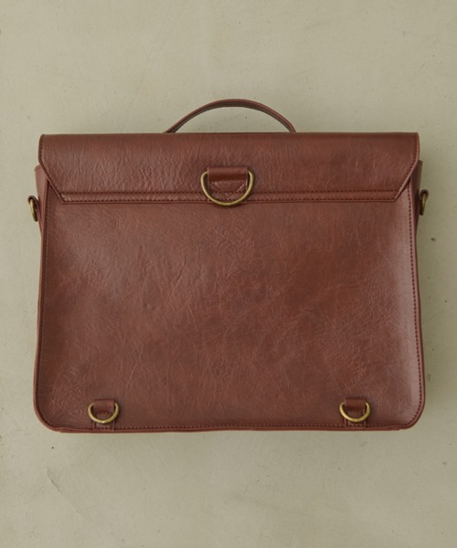 MERLOT（メルロー）の「クラシックサッチェルバッグ（ショルダーバッグ・レディース・ブラック/ブラウン・FREE）」の6枚目の写真