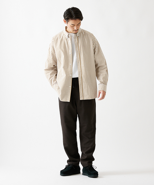 JOURNAL STANDARD(ジャーナルスタンダード)の「パターン ストライプ ボタンダウン シャツ(シャツ/ブラウス・メンズ・ライトグリーン/クリアブルー/ダークブルー/ライトイエロー・SMALL/MEDIUM/LARGE)」の10枚目の写真