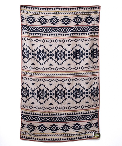 go slow caravan（ゴースローキャラバン）の「AIRINESS/エアリネス　ホライゾン バスタオル 90x150（タオル・レディース・ネイビー/ブラウン・FREE）」の3枚目の写真