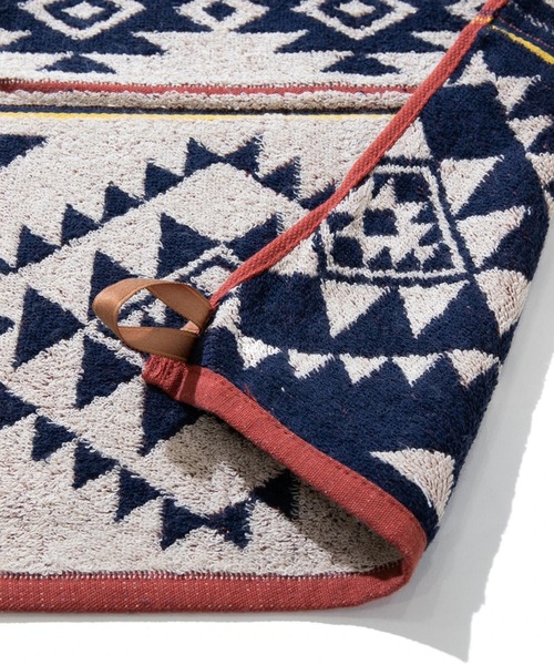 go slow caravan（ゴースローキャラバン）の「AIRINESS/エアリネス　ホライゾン バスタオル 90x150（タオル・レディース・ネイビー/ブラウン・FREE）」の5枚目の写真