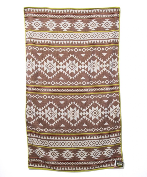 go slow caravan（ゴースローキャラバン）の「AIRINESS/エアリネス　ホライゾン バスタオル 90x150（タオル・レディース・ネイビー/ブラウン・FREE）」の6枚目の写真