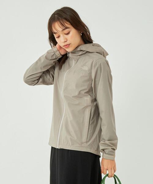 THE NORTH FACE（ザノースフェイス）の「【WEB限定】＜ THE NORTH FACE ＞ Venture ベンチャー ジャケット（ナイロンジャケット・レディース・ベージュ/ブラック・M/L）」の3枚目の写真