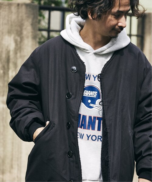 ARMY TWILL（アーミーツイル）の「【ARMY TWILL/アーミーツイル】別注 リバーシブル ノーカラーブルゾン（ミリタリージャケット・メンズ・ブラック/ネイビー/カーキ・MEDIUM/LARGE）」の11枚目の写真