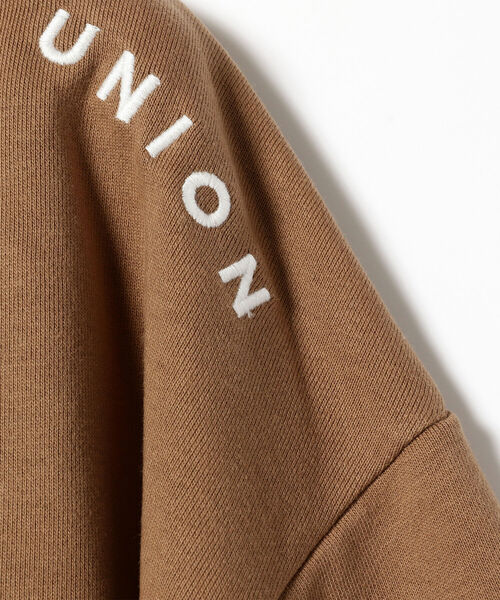 こども ビームス（コドモビームス）の「RHYTHM UNION / ショルダー ロゴ パーカー 22（100～160cm）（パーカー・キッズ・ライトブラウン/クリーム/ブラック・100/110/120/130/140/150/160）」の13枚目の写真