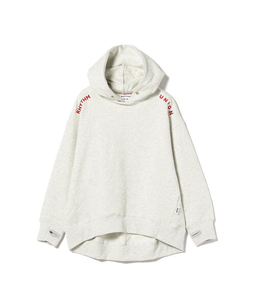 こども ビームス（コドモビームス）の「RHYTHM UNION / ショルダー ロゴ パーカー 22（100～160cm）（パーカー・キッズ・ライトブラウン/クリーム/ブラック・100/110/120/130/140/150/160）」の15枚目の写真