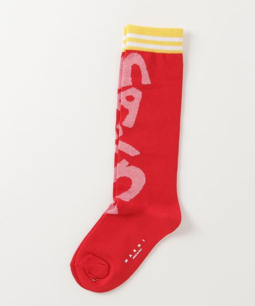 MARNI（マルニ）の「MARNI（マルニ）Kids & Junior ブランドロゴソックス（ソックス/靴下・キッズ・グレー/レッド・Ⅰ/Ⅲ/Ⅳ/Ⅱ）」の11枚目の写真