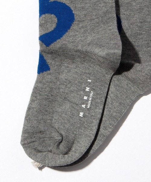 MARNI（マルニ）の「MARNI（マルニ）Kids & Junior ブランドロゴソックス（ソックス/靴下・キッズ・グレー/レッド・Ⅰ/Ⅲ/Ⅳ/Ⅱ）」の5枚目の写真