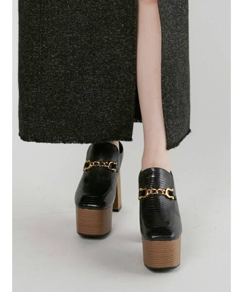 MURUA（ムルーア）の「ビットヒールローファー（ローファー・レディース・ブラック/グリーン・35/36/37）」の20枚目の写真