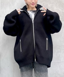 DANKE SCHON | DankeSchon/ダンケシェーン/ZIP UP KNIT(カーディガン/ボレロ)