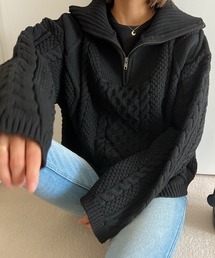 Vicente | Airy cable knit(ニット/セーター)