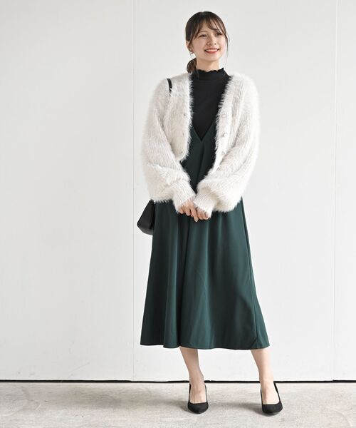 rps（アールピーエス）の「フレアージャンパースカート（ジャンパースカート・レディース・ブラック/ダークグリーン/ネイビー/ボルドー・フリー）」の20枚目の写真