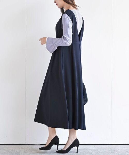 rps（アールピーエス）の「フレアージャンパースカート（ジャンパースカート・レディース・ブラック/ダークグリーン/ネイビー/ボルドー・フリー）」の17枚目の写真