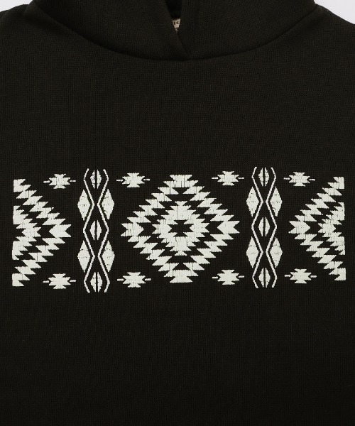 チチカカ（チチカカ）の「キカプリントプルパーカー（パーカー・レディース・カーキ/グレー/ブラック・FREE）」の9枚目の写真