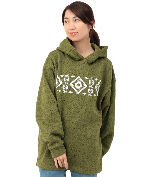 チチカカ（チチカカ）の「キカプリントプルパーカー（パーカー・レディース・カーキ/グレー/ブラック・FREE）」の20枚目の写真