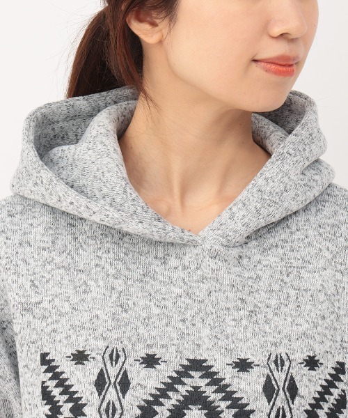 チチカカ（チチカカ）の「キカプリントプルパーカー（パーカー・レディース・カーキ/グレー/ブラック・FREE）」の4枚目の写真