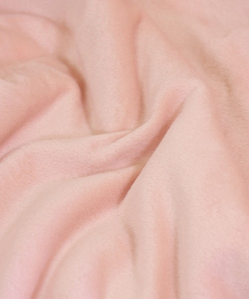 emesuelee（エメスーリー）の「4WAYベロア風裏ボアブランケットS（ブランケット・レディース・モカ/ブルー/サックスブルー/ピンク・フリー）」の14枚目の写真