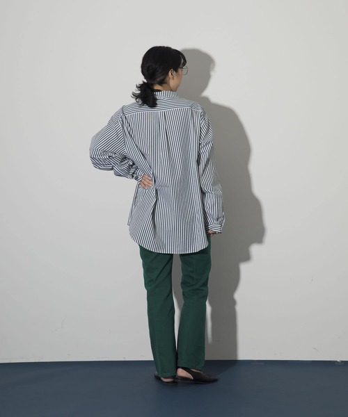 Couleur Meler（クルールメリー）の「Couleur Meler sakasa　2way stand collar shirts（シャツ/ブラウス・メンズ・ブルー系その他/グリーン系その他・MEDIUM/LARGE）」の15枚目の写真