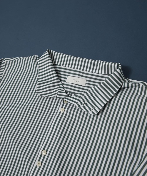 Couleur Meler（クルールメリー）の「Couleur Meler sakasa　2way stand collar shirts（シャツ/ブラウス・メンズ・ブルー系その他/グリーン系その他・MEDIUM/LARGE）」の12枚目の写真