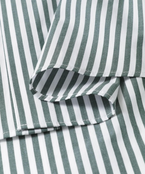 Couleur Meler（クルールメリー）の「Couleur Meler sakasa　2way stand collar shirts（シャツ/ブラウス・メンズ・ブルー系その他/グリーン系その他・MEDIUM/LARGE）」の8枚目の写真