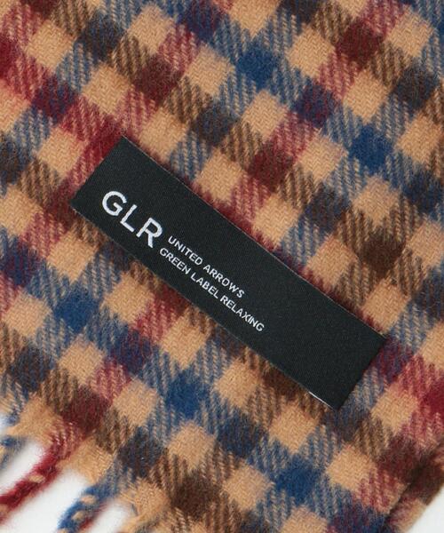 green label relaxing(グリーンレーベルリラクシング)の「ガンクラブ チェック マフラー(マフラー・メンズ・モカ/ロイヤルブルー/ブラック・FREE)」の7枚目の写真