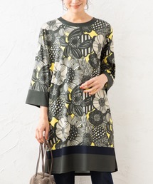 aunt lily（アントリリー）の「ポンチパネルプリントチュニック（チュニック）」