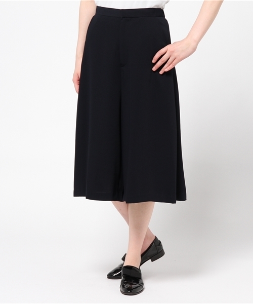 AULA AILA（アウラアイラ）の「【15F/W】GEORGETTE FLARE PANTS（その他パンツ・レディース・ブラック/ホワイト/ネイビー/ベージュ/カーキ・0/1）」の5枚目の写真