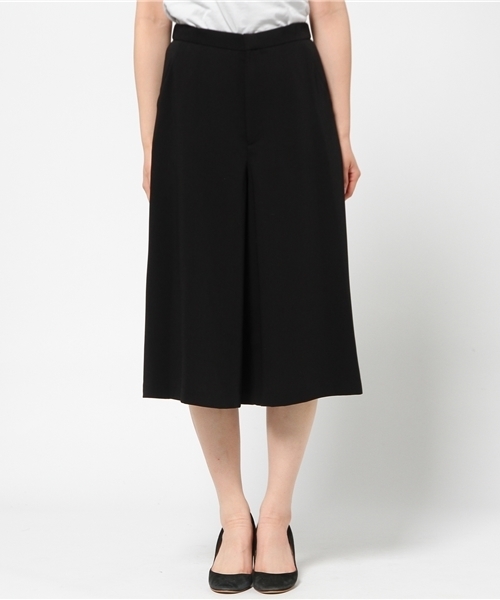 AULA AILA（アウラアイラ）の「【15F/W】GEORGETTE FLARE PANTS（その他パンツ・レディース・ブラック/ホワイト/ネイビー/ベージュ/カーキ・0/1）」の6枚目の写真