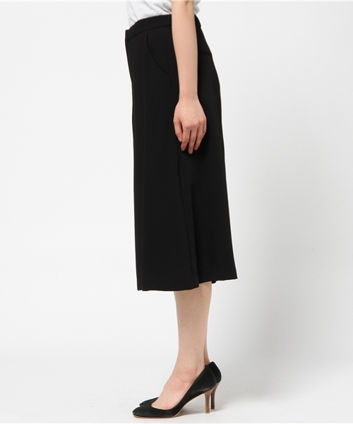 AULA AILA（アウラアイラ）の「【15F/W】GEORGETTE FLARE PANTS（その他パンツ・レディース・ブラック/ホワイト/ネイビー/ベージュ/カーキ・0/1）」の7枚目の写真