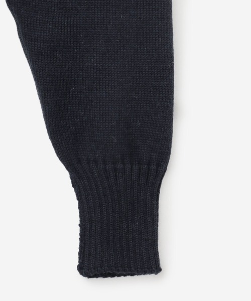 Le Tricoteur（ルトリコチュール）の「Le Tricoteur | ウール ガンジーセータージップカーディガン MEN（カーディガン/ボレロ・メンズ・Nat/レッド/ネイビー/オートミール/ロイヤルブルー・50）」の7枚目の写真