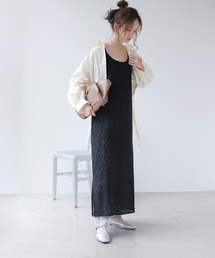 WEB限定 レースキャミワンピ