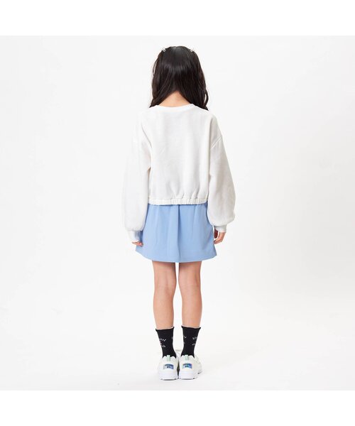 FILA（フィラ）の「FILAタイダイロゴトレーナー（スウェット・キッズ・ラベンダー/チャコール/オフホワイト・XX-SMALL/X-SMALL/SMALL/MEDIUM）」の10枚目の写真