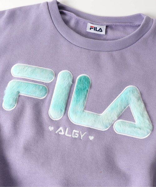 FILA（フィラ）の「FILAタイダイロゴトレーナー（スウェット・キッズ・ラベンダー/チャコール/オフホワイト・XX-SMALL/X-SMALL/SMALL/MEDIUM）」の14枚目の写真