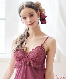 Risa Magli（リサマリ）の「メルヴィ カップ付きスリップ（インナーウェア/肌着）」