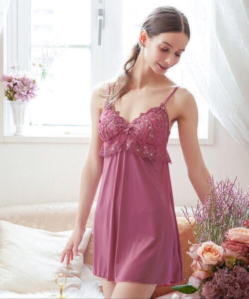 セール】メルヴィ カップ付きスリップ（インナーウェア/肌着）｜Risa