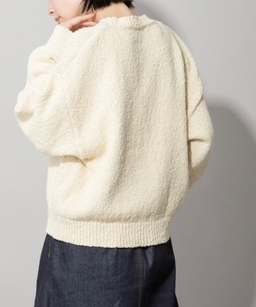 MUNICH◆ニット・セーター(厚手)/--/コットン/BRW/MN231K04 Munich（ミューニック）の「Munich（ミューニック）コットン